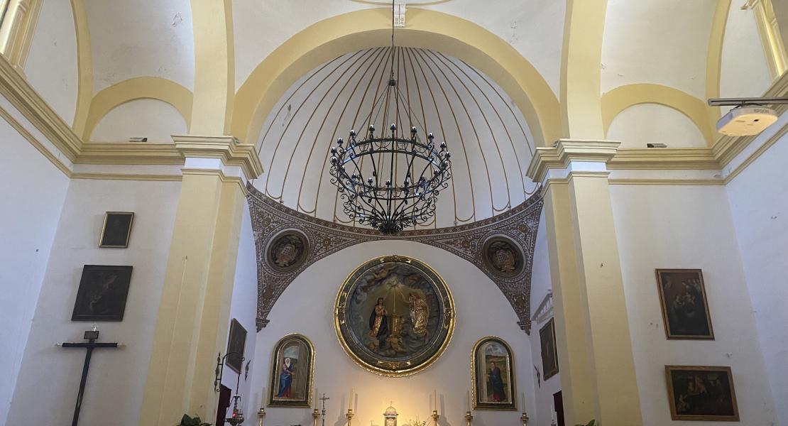 Interior de la iglesia