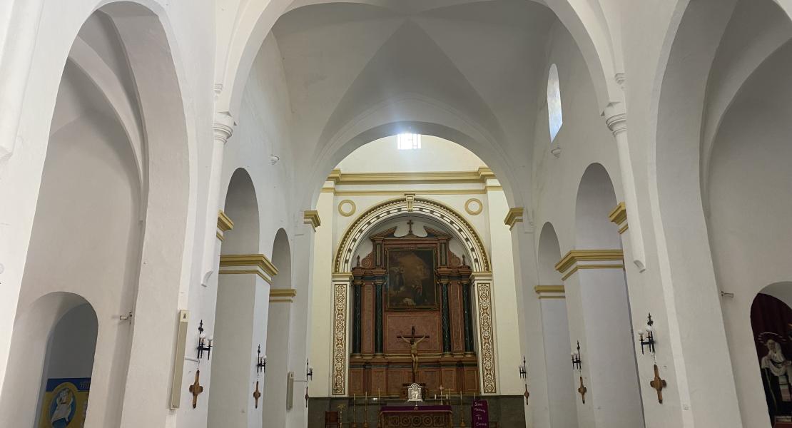 Interior de la iglesia