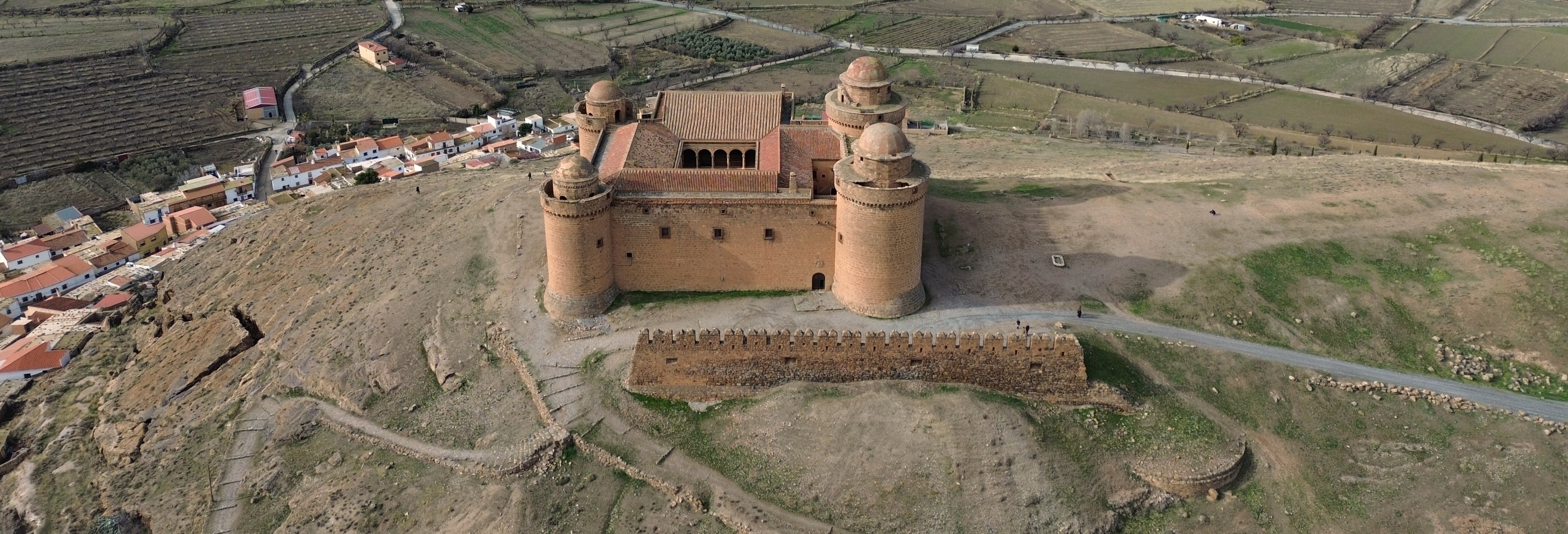 Castillo de la Calahorra - vista aérea
