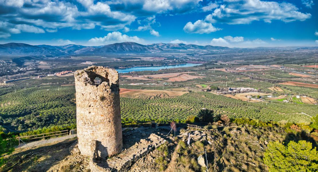 Vista aérea del torreón - Fotografía: Ayuntamiento de Albolote