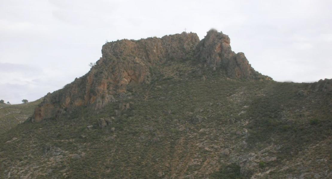 Vista del cerro del Castillejo. Fotografía: Ayuntamiento de Lecrín